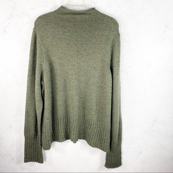 [Madewell] Olive Green Knit Turtleneck Sweater - Picture 7 of 8